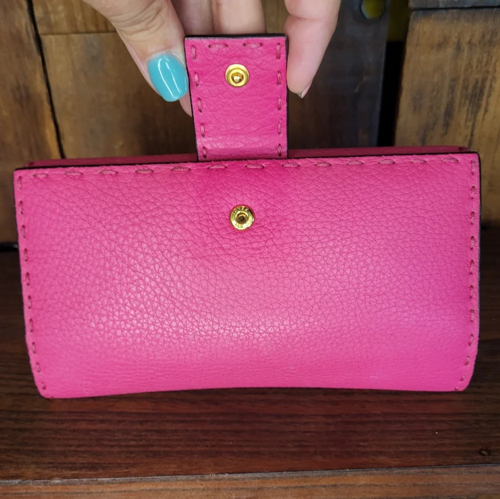 Fendi Peekaboo Selleria Pink Wallet - Picture 5 of 15